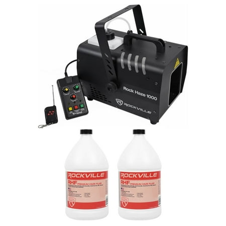 Dmx Haze Machine - Rockville ROCKHAZE 1000 CFM DMX Water Based DJ/Club Haze Machine+(2) Gal Fluid