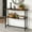 Rustic Brown, variant on Manora Narrow Console Table, 2-Tier Entryway Table Sofa Table for Living Room, Charcoal Gray