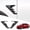 MY-Matt Carbon Fiber Pattern, variant on NCQ for 2024 2025 2026 Tesla Model Y Juniper HW4.0 Side Camera Indicator Protection Cover Decoration Accessories fit for Tesla Model Y with HW4.0 (Glossy Carbon Fiber Pattern)