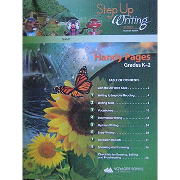 Pre-Owned Step Up to Writing 4th Edition Handy Pages Grades K-2, 9781491607893, 1491607890, Paperback, 4th edition