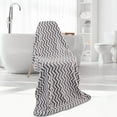 thumbnail image 4 of Matoen Coral Velvet Bath Towels 27.5x55 Inches Terry Towels for Bathroom for Shower, Pool, Spa, Gym, Hand Towel for Daily Use, Lightweight Bath Towel Set Absorbent Quick Dry, Gray, 4 of 7