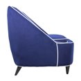 thumbnail image 4 of Sagebrook Home Two-Toned Accent Chair - Dark Blue  , Square, Non-Woven Fabric, Contemporary, 28"L X 30"W X 31"H, Two Tone, 4 of 9