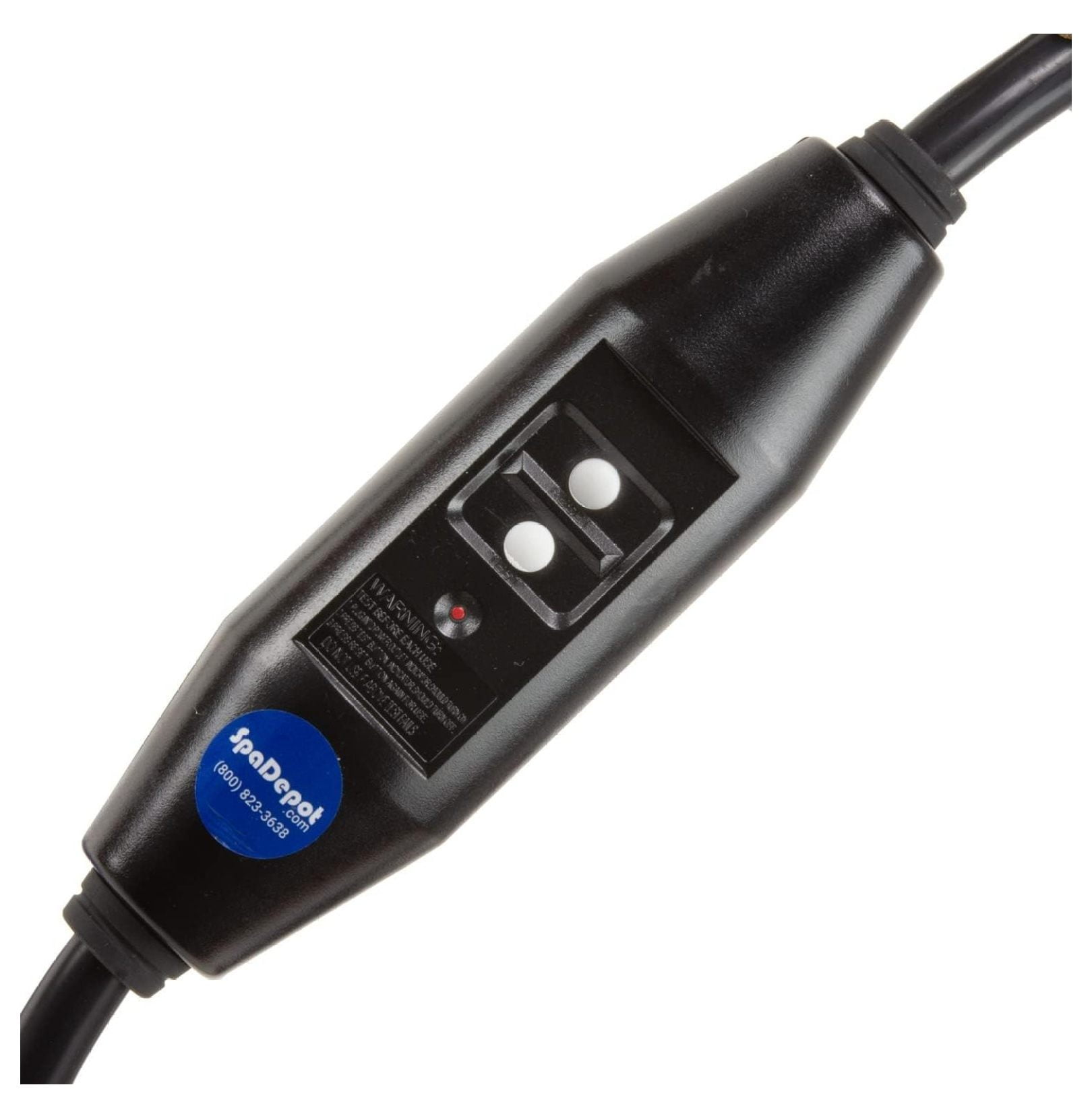 GFCI Cord Replacement for Hot Tub, Spa & Pool - 120V/15A Inline Style