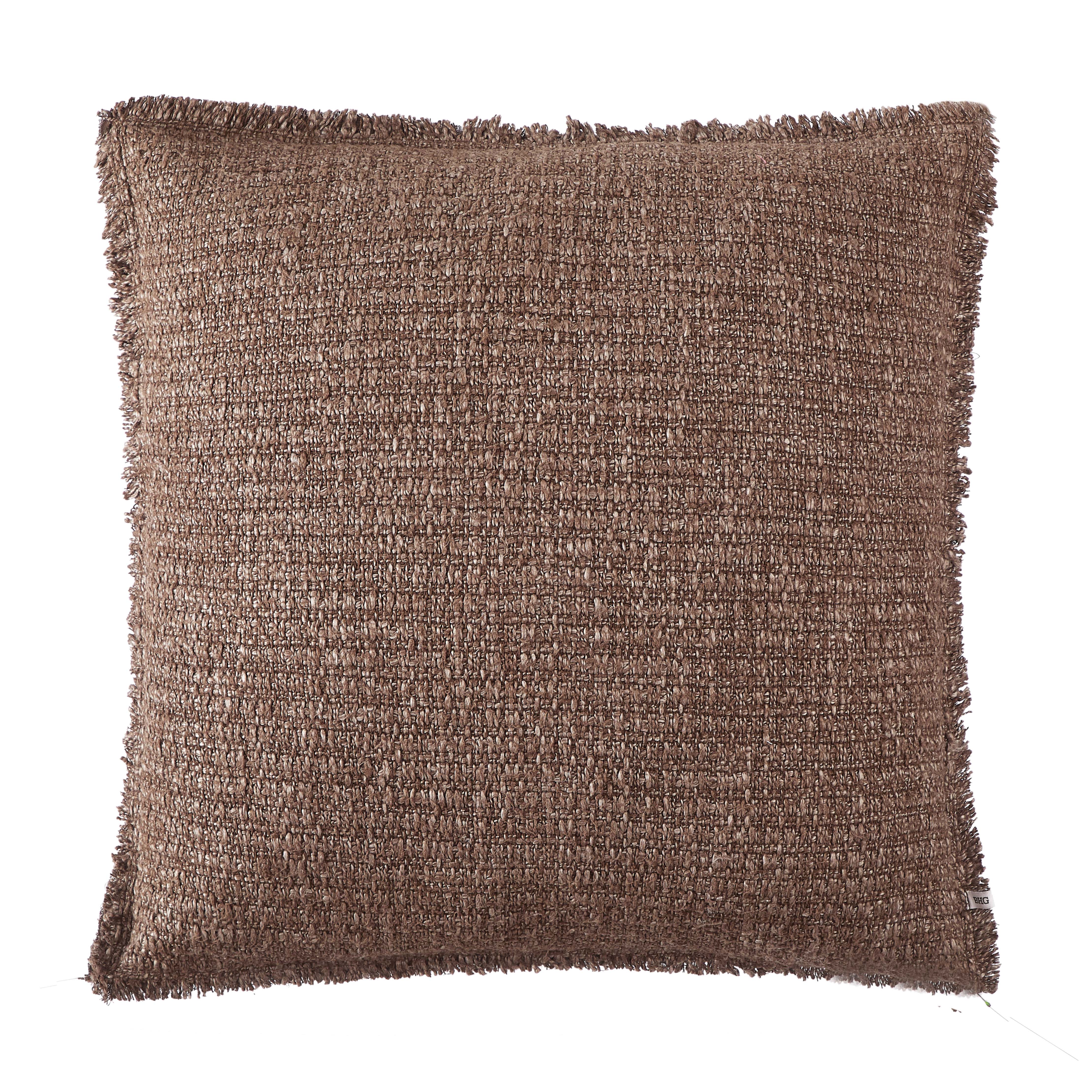 Better Homes & Gardens 22" x 22" Brown Basket Decorative Pillow photo 1
