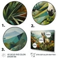 thumbnail image 3 of Designart "Horizon of Countryside Donkey VI" Animals Framed Wall Art Decor - Modern Farmhouse Grey Donkey Hallway Framed Wall Art Decor, 3 of 6
