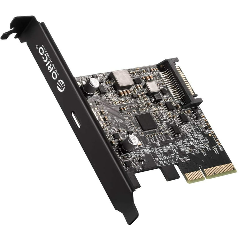 med sig emulering Fyrretræ ORICO USB PCI-E Card USB 3.2 Gen 2 Internal Expansion Card Type C 20 Gbps -  Walmart.com