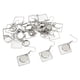 thumbnail image 5 of 20 piezas de pendientes en blanco con personalidad, bandejas huecas de acero inoxidable para hacer joyas y manualidades., 5 of 14
