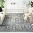 thumbnail image 2 of SAFAVIEH Signature Taneka Geometric Area Rug, Blue/Ivory, 9'8" x 13', 2 of 8