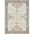 thumbnail image 3 of 6x9 Area Rug Living Room Rugs -Soft Machine Washable Oriental Vintage Floral Distressed Rug Large Indoor Floor Carpet for Bedroom Under Dining Table Home Office Decor - Multi, 3 of 7