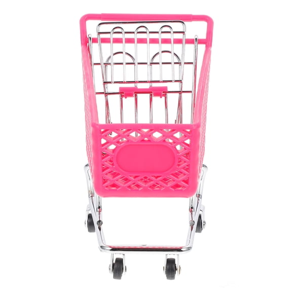 TEHAUX 1Set Kitchen Storage Cart Pink Color For Home And Office 11.8X5.4X3.3in