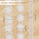 thumbnail image 2 of 3 yardas de encaje floral perlado, 3 estilos, aplique de encaje blanco con forma de flor, ideal para costura, manualidades, decoración de ropa, vestidos de novia y bordados., 2 of 5