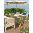 thumbnail image 4 of Easter Bunny Outdoor Tablecloth - 52x70 Inch Rectangle Dining Table Cover, Spring Yellow Flowers Country Plants Green Waterproof Outdoor Table Cloth with Umbrella Hole & Zipper for Picnic/Patio/Party, 4 of 7