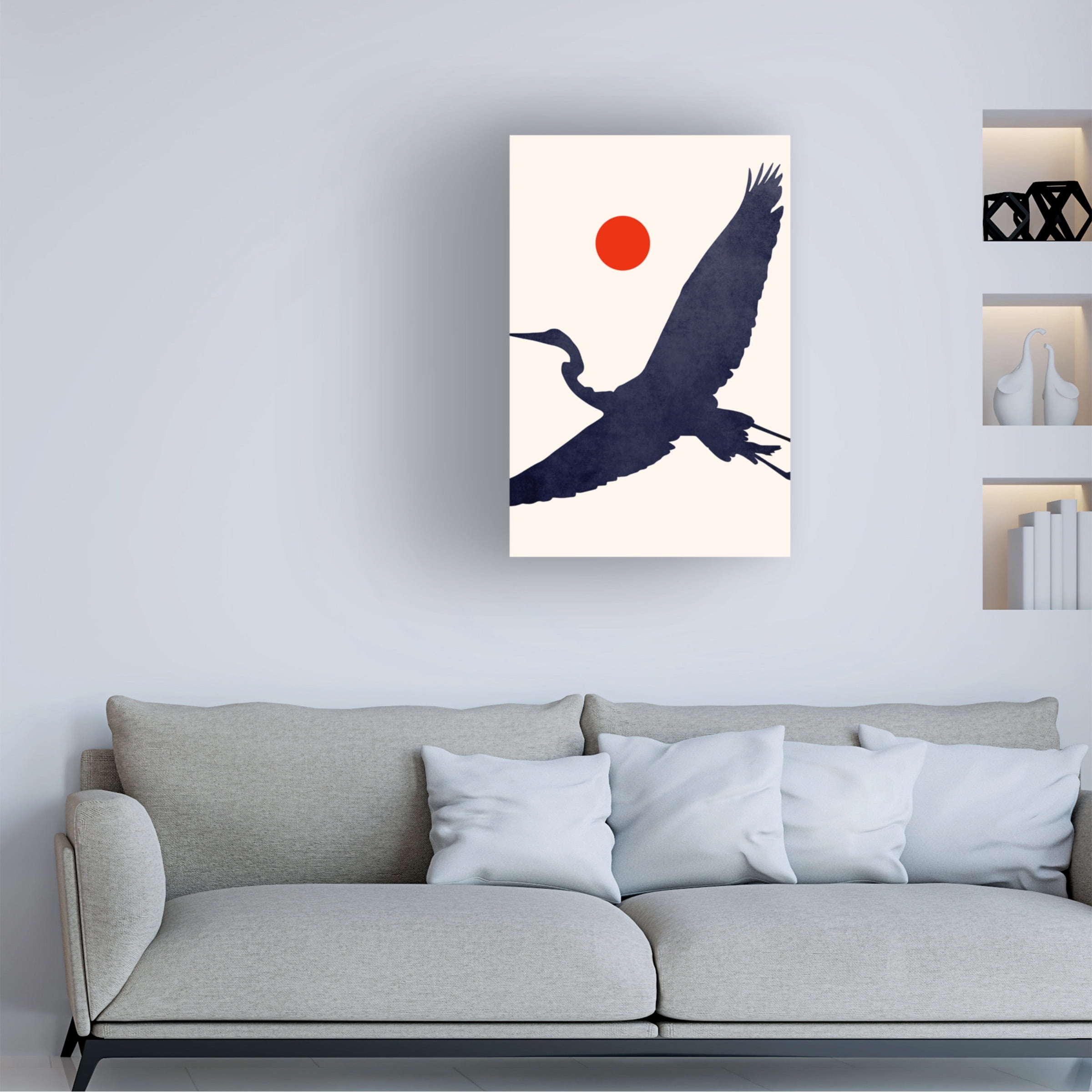 Kubistika 'Crane' Canvas Art