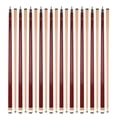 thumbnail image 1 of Lot de 10 Pointes de Billard ASKA L3 Rouges, 58 Pouces Érable Canadien, Pointe Rigide 13 mm, Poids Mixtes, 1 of 5