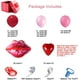 thumbnail image 5 of Kit de arco de guirnalda de globos rojos y rosados, globos rojos rosados ​​retro de macarrón y globos de labios de corazón para San Valentín, día de la madre, despedida de soltera, Baby Shower Ba, 5 of 5