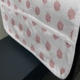 thumbnail image 3 of Pig Microwave Oven Cover, Concept of Continued Piglet Silhouettes with Swirling Tails on a Plain Background, Water Resistant Organizer with Pockets Kitchen, 36" x 12", Pale Pink White, by Ambesonne, 3 of 4