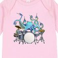 thumbnail image 4 of Inktastic Cute Blue Octopus Drumming Boys or Girls Long Sleeve Baby Bodysuit, 4 of 5