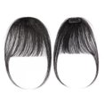 thumbnail image 2 of Clips dans les Cheveux Humains Franges Frange Extensions de Cheveux Air Bangs 3D Cheveux Raides, 2 of 5