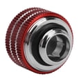 thumbnail image 1 of Computer Water Cooling Adapter, Durable Brass 2-Layer Sealing Ring Convenient Hard Tube Fitting PC WATER CLLOING  for Home for Computer for Rigid Tubes Red,Blue,White,Black,Silver, 1 of 7