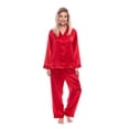 thumbnail image 1 of Women's 100% Silk Pajama Set - Luxury Sleepwear Pjs by TexereSilk (Morning Dew), 1 of 4