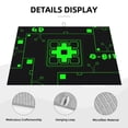 thumbnail image 4 of Lsque Geometry Dash Pattern Drying Mat for Kitchen Counter, 18x24 Inch Ultra Absorbent Home Dish Drainer Mats Plate Holder, 4 of 8