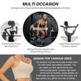 thumbnail image 6 of Women Padded Sports Bra Fitness Workout Running Shirts Yoga Tank Top Camisole Crop Top with Built in Bra, 6 of 7
