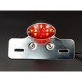 thumbnail image 3 of BHYShop LED Motorcycle Quad ATV Brake Running License Plate Mount Holder Rear Tail Stop Light Bobber Cafe Racer Clubman Cruiser Custom, 3 of 9