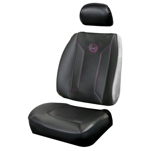 Marvel Black Panther 3 Piece Sideless Seat Cover Com - Black Panther Back Seat Covers