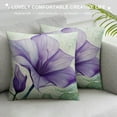 thumbnail image 3 of GOSMITH Decorative Floral Flower Pillow Covers, Blue Pink Purple Green Yellow Decor Flower Throw Pillow Covers Cushion Case for Living Room Couch Sofa Patio Outdoor Home Decor, 3 of 5