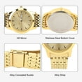 thumbnail image 4 of Reloj Cuarzo Hombres Comercial Doble Fecha Elegante Cuarzo Clásico ANGGREK Otros, 4 of 8