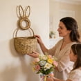 thumbnail image 4 of Bookk Easter Bunny Wall Hanging For Party And Holiday Storage Organizer, 4 of 6