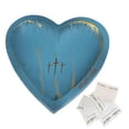 thumbnail image 1 of Cuenco de Oración de Oración de Madera con Tarjetas de Oración Cuenco de Decoración de Corazón con Regalo Cristiano Regalo Religioso para Mujeres, 1 of 5
