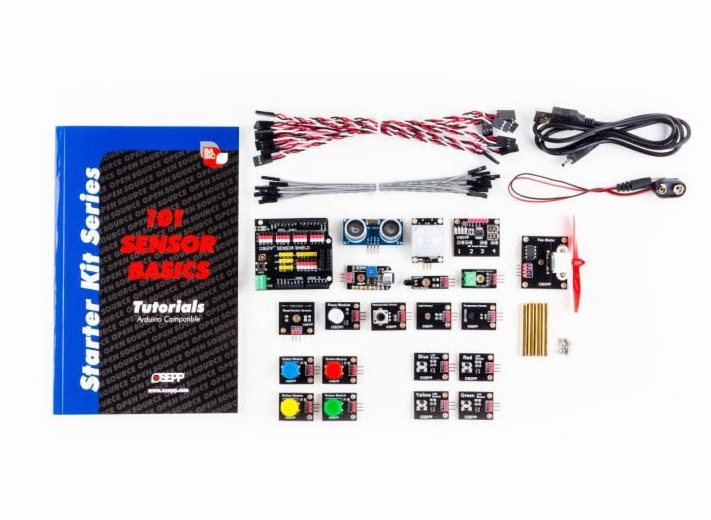 SENS-01 - OSEPP 101 SENSOR STARTER KIT ARDUINO COMPATIBLE ASSORTMENT