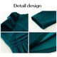 thumbnail image 4 of Dinheiro Vestido de otoño para mujer, vestido casual de manga corta/larga con volantes, vestido con cuello en V, L, 4 of 7