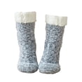 thumbnail image 2 of Sunjoy Tech Womens Non Slip Slipper Socks Winter Warm Soft Cozy Fuzzy Fleece-lined Grippers Home Socks, 2 of 4