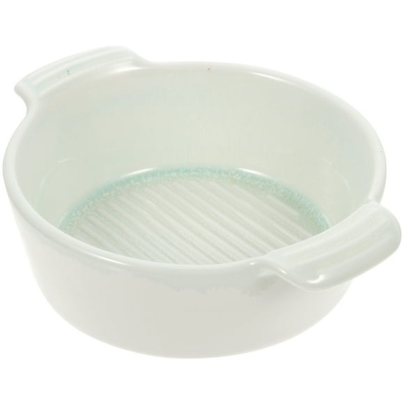 Shisuyan Ceramic Baking Tray Restaurant Baking Dish Salad Storage Bowl Hotel Ceramic Bakeware