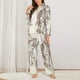 thumbnail image 2 of Balery Cowboys Riding Horses In Desert Conjunto de Pijama con Estampado para Mujer, Conjunto de Dos Piezas con Manga Larga, Ropa de Dormir Suave con Bolsillos, Pijamas Cómodos-X-Large, 2 of 7