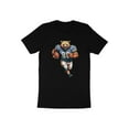 thumbnail image 4 of American Football Player Bear Game Day Gift Men Women Kids T-Shirt American Football Player Birthday Holiday Presents Tshirt, 4 of 10