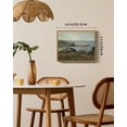 thumbnail image 4 of Drsoum Vintage Seascape Wall Art 11x14in Nature Framed Classic Retro Poppies by an Island Landscape Wall Prints Farmhouse Kitchen Bathroom Office Decor, 4 of 6