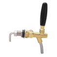 thumbnail image 3 of G5/8 Robinet de Distributeur de Bière Réglable en Acier Inoxydable Chromé pour Bar à Domicile (Or), 3 of 5