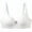 White, variant on Women's Push up Seamless T-Shirt Bra Supportive Underwire Comfortable Lingerie Soft Everyday Brassiere for C Cup