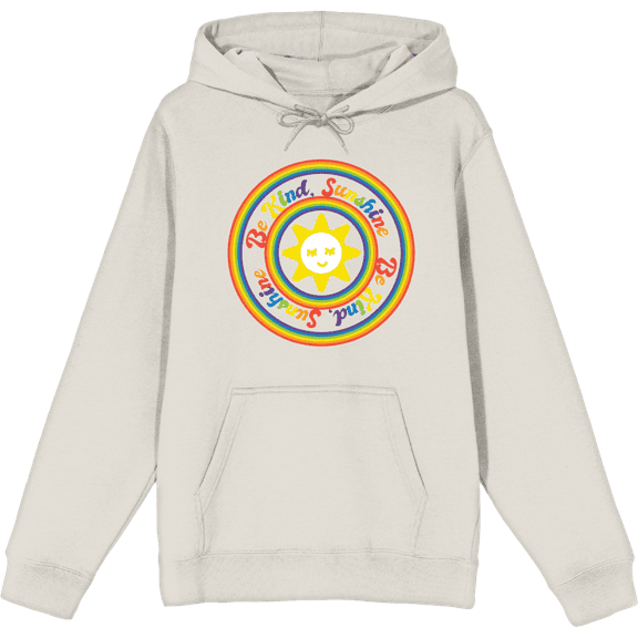 Pride "Be Kind Sunshine" Adult Sand Long Sleeve Hoodie-XL