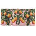 thumbnail image 7 of Yayeee Kitchen Curtains Tier Set of 2 Light Filtering 57"x36" Over Sink Window Panels, Vibrant Oranges, 7 of 7
