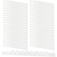 thumbnail image 1 of 200 piezas de agarres de goma antideslizantes con parte trasera tipo escala para perchas, tiras transparentes para perchas, 1 of 5