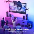 thumbnail image 3 of 5.1 Channel Surround Sound Bluetooth Speaker System,Home Theater System，1200 Watts Peak Power 10" Subwoofer Audio Stereo Speakers Strong Bass with ARC Optical AUX Bluetooth Input, 3 of 9