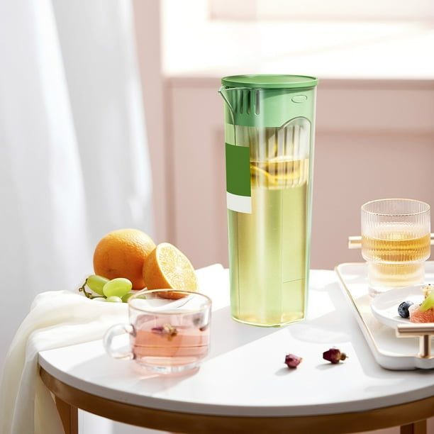 1L Refrigerator Water Pot With Large Capacity And High Temperature Resistance For Home Cold Brew Tea Pot Bottle Fruit Tea Cold Brew Coolwater Cup