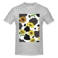 thumbnail image 4 of Bingfone Sunflowers Country Men'S Loose Fit Short-Sleeve Pocket T-Shirt, 4 of 7