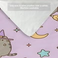 thumbnail image 6 of Pusheen Cat Themed Bed Sheet Set Three Piece Set 53x79 Inches Comfortable And Skin Friendly Unique Design Creating A Star Studded Night, 6 of 6