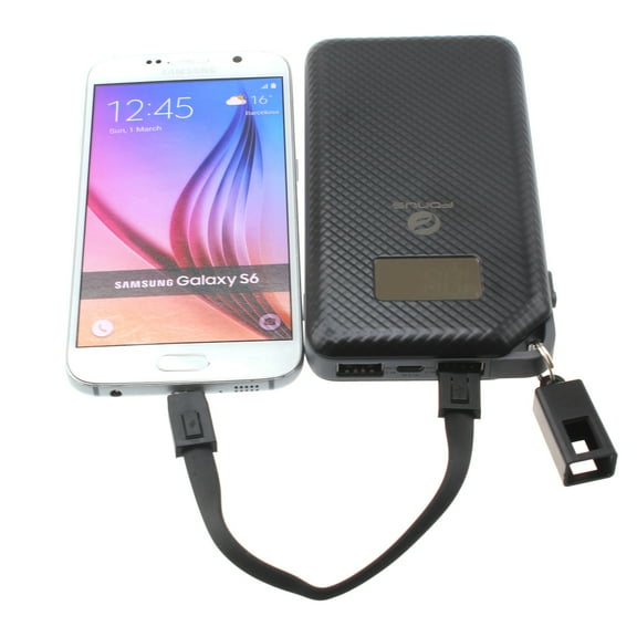 10000mAh Power Bank for Samsung Galaxy Note 20 Ultra Phones - Charger Portable Backup Battery 2-Port USB LED Display