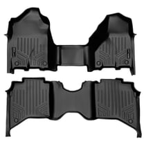 SMARTLINER 2 Rows Custom Fit Floor Liners Compatible with 2019 - 2025 Ram 2500 Crew Cab
